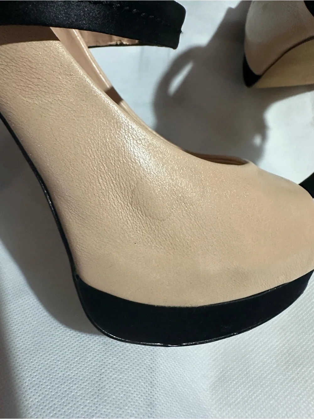 Jessica Simpson Ely blush leather platform pumps 9
